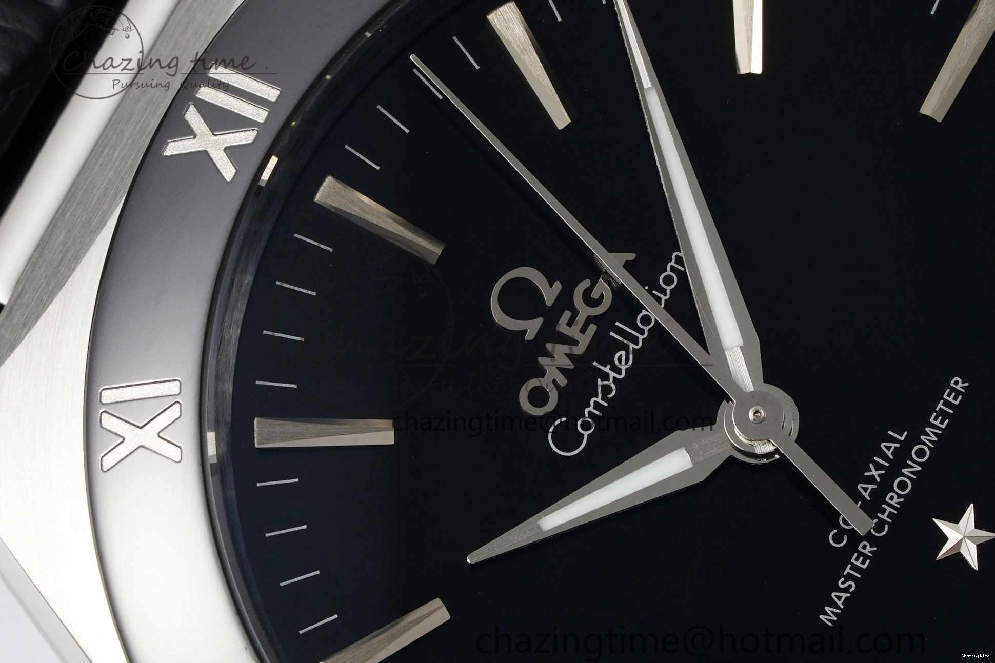 0303 Constellation Black Ceramic SS SBF 1:1 Best Edition Black Dial on Black Gummy Strap A8900 Super Clone TimelessDesign 7798